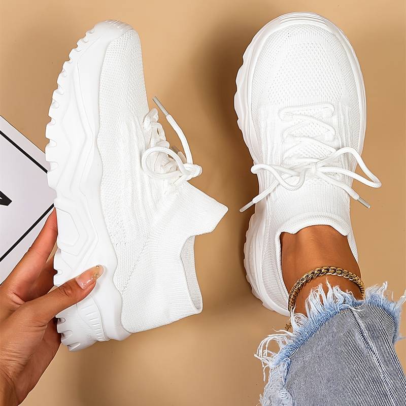 Sneakers chunky légères — semelle épaisse & confort urbain