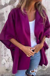 Cape veste oversize femme – Coupe ample légère & style cape tendance
