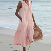 Noémie – Robe d’été femme élégante & légère pour journées ensoleillées