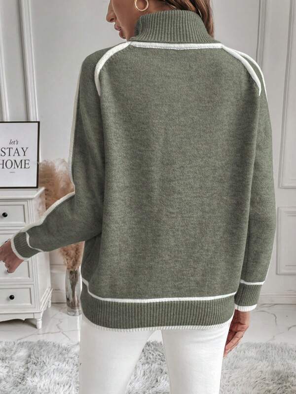 Pull d’hiver doublé ultra-doux — chaleur & confort polaire