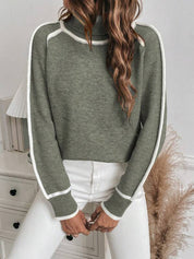 Pull d’hiver doublé ultra-doux — chaleur & confort polaire