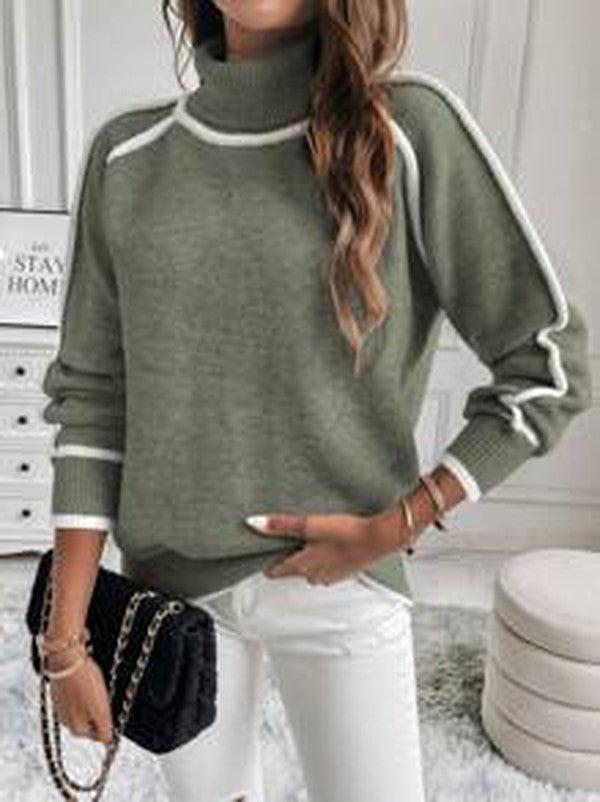 Pull d’hiver doublé ultra-doux — chaleur & confort polaire