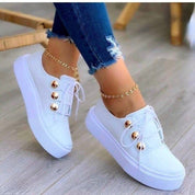Baskets Femme Élégantes & Colorées – 100% Cuir Véritable | Confort & Style