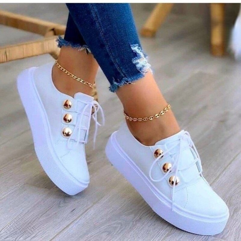 Baskets Femme Élégantes & Colorées – 100% Cuir Véritable | Confort & Style