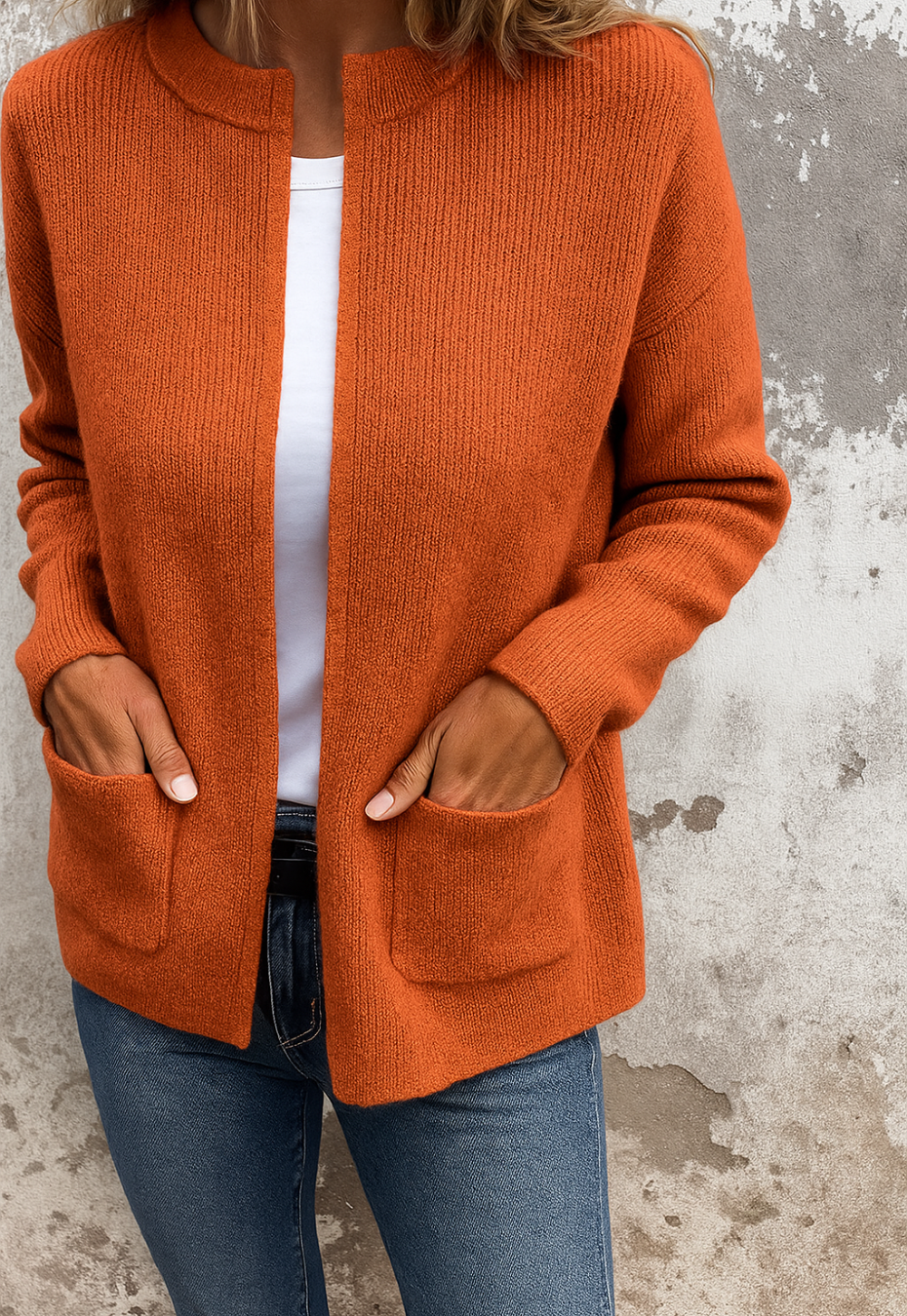 Linda | Gilet Femme Élégant – Doux, Chaud & Facile à Assortir