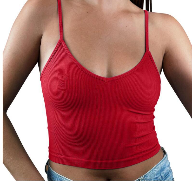 Top court femme Omira à fines bretelles – style chic jour & soir