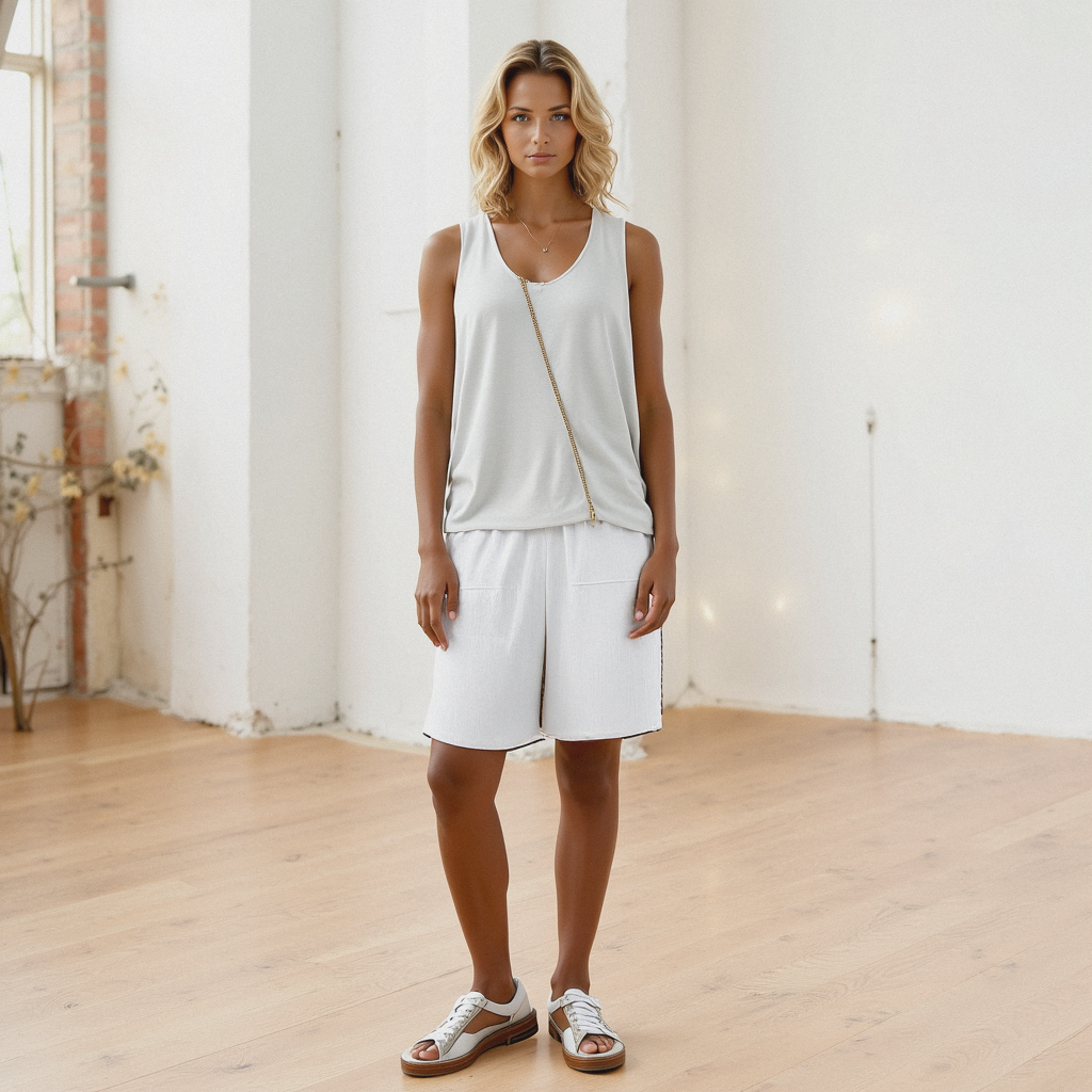 Short lin femme – Léger & confortable pour l’été | Léger Été