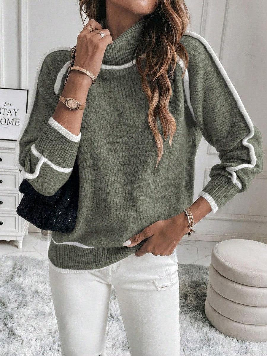 Pull d’hiver doublé ultra-doux — chaleur & confort polaire