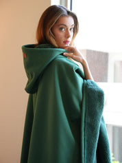 Plaid à capuche Eden – Hoodie blanket oversize chaud et confortable