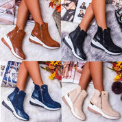Bottines femme Elena en cuir – Confort orthopédique & soutien ergonomique