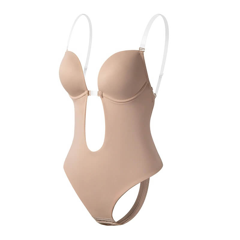 Body shaper dos nu « Deep V » invisible — corset gainant & soutien poitrine