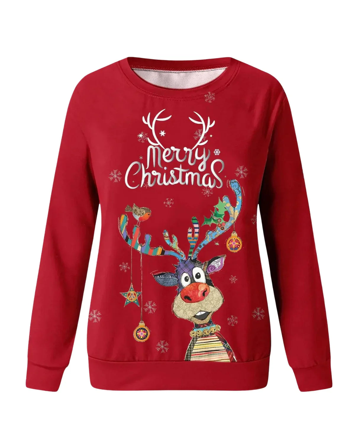 Pull de Noël femme Quinty – Chaud et festif avec motif renne