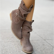 Bottes Femme Annie – Bottines Ergonomiques à Talon Bas | Confort & Élégance Hivernale