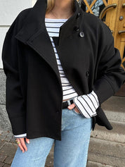 Veste femme Elise – Courte double-breasted élégante et moderne