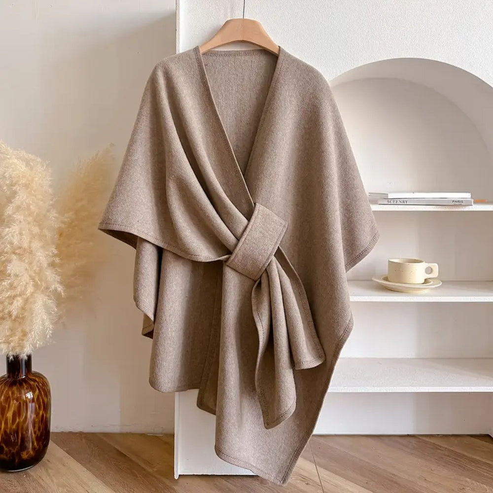 Châle Celeste femme — wrap coupe-vent en microfibre douce