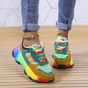 Chaussures orthopédiques femme arc-en-ciel – confort & style sans douleur