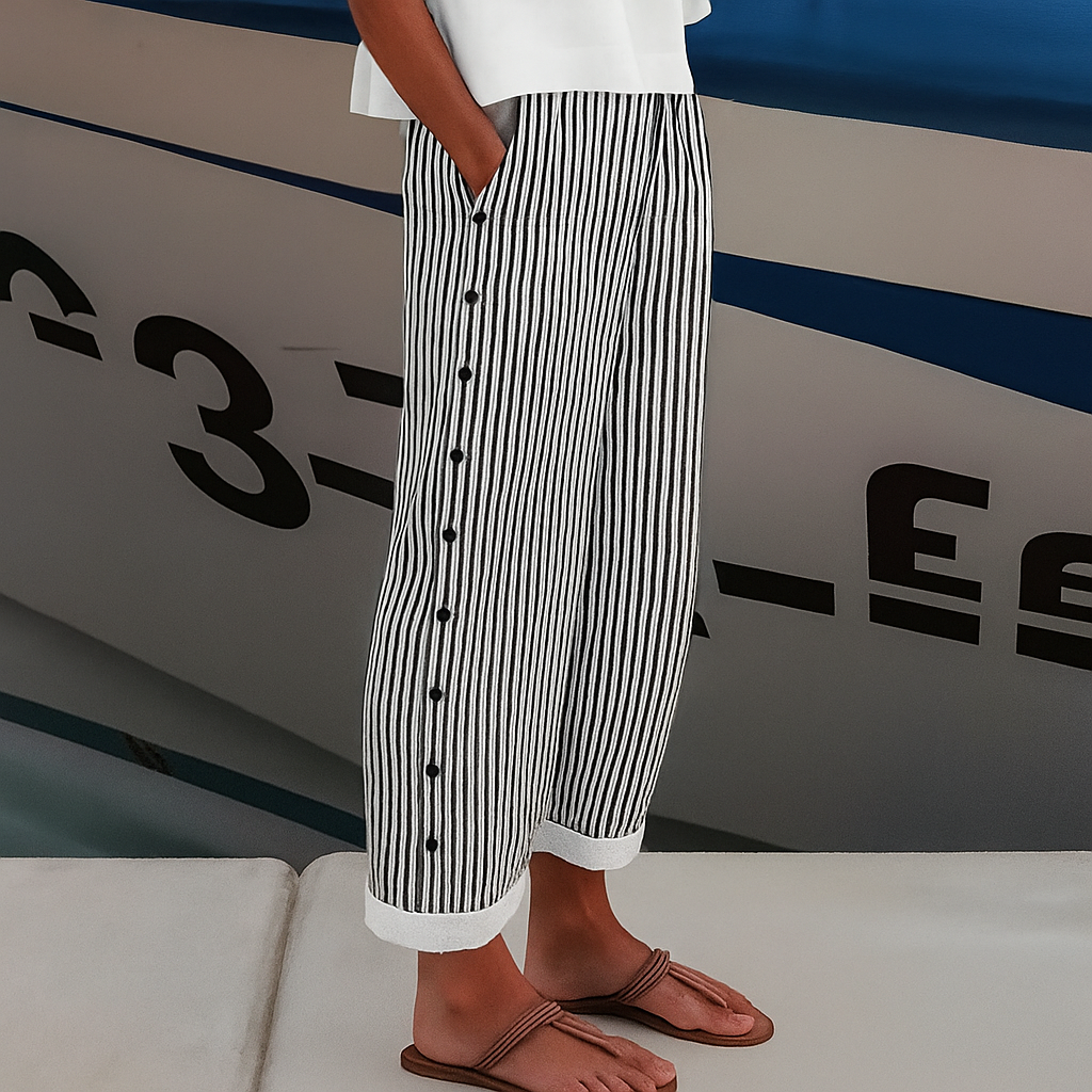 Pantalon lin femme – Léger & élégant pour l’été | Camille