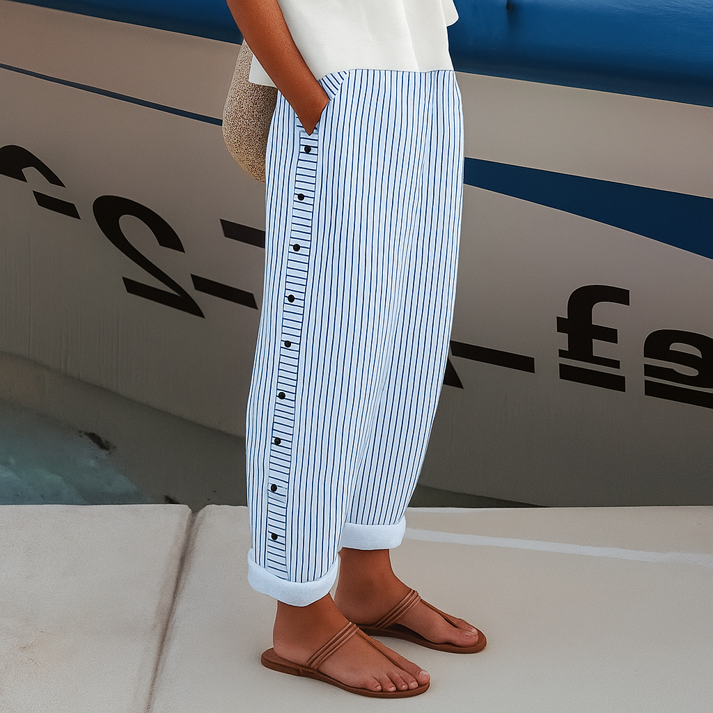 Pantalon lin femme – Léger & élégant pour l’été | Camille