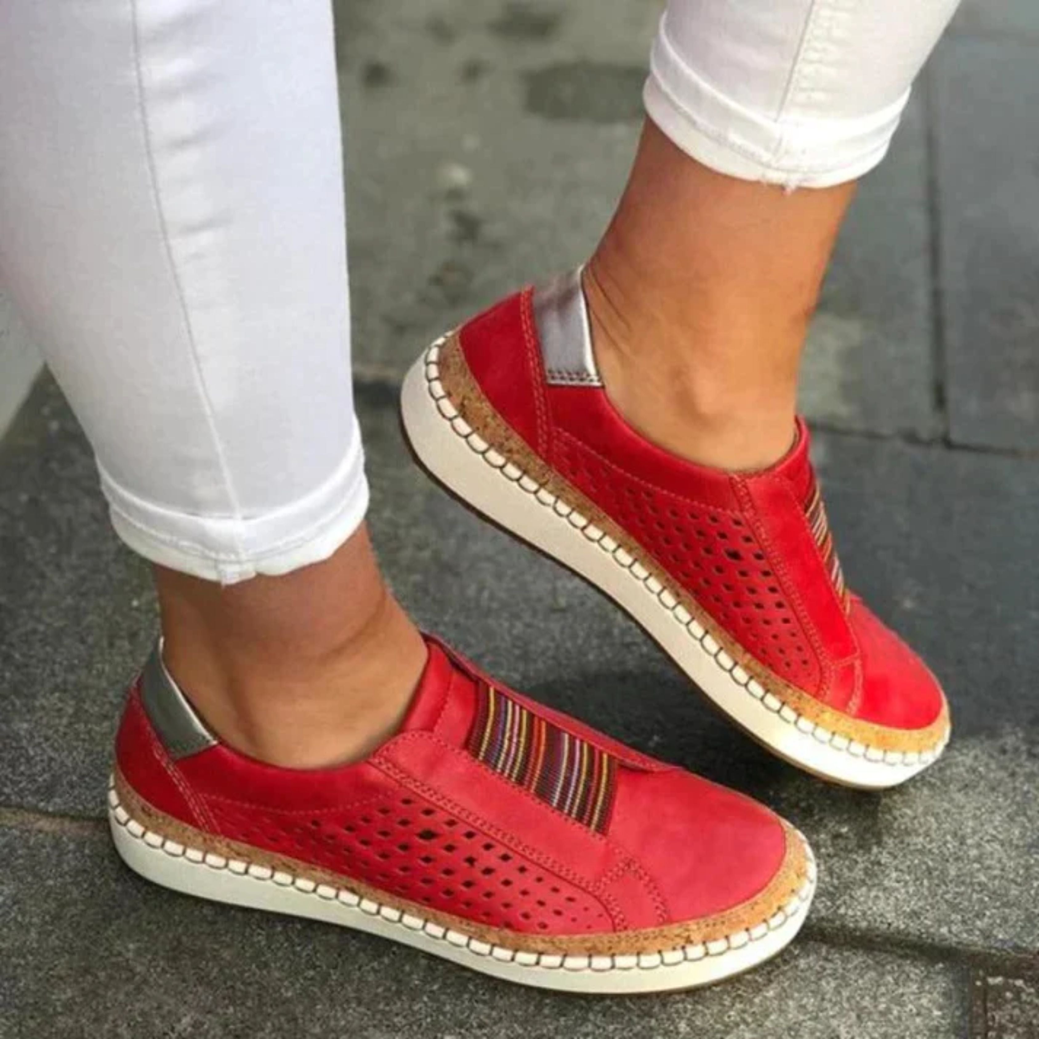 Chaussures de marche orthopédiques femme – Confort respirant & maintien optimal