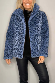 Veste femme Graciela – Manteau léopard tendance et élégant pour l’hiver