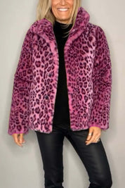 Veste femme Graciela – Manteau léopard tendance et élégant pour l’hiver