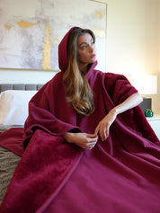 Plaid à capuche Eden – Hoodie blanket oversize chaud et confortable