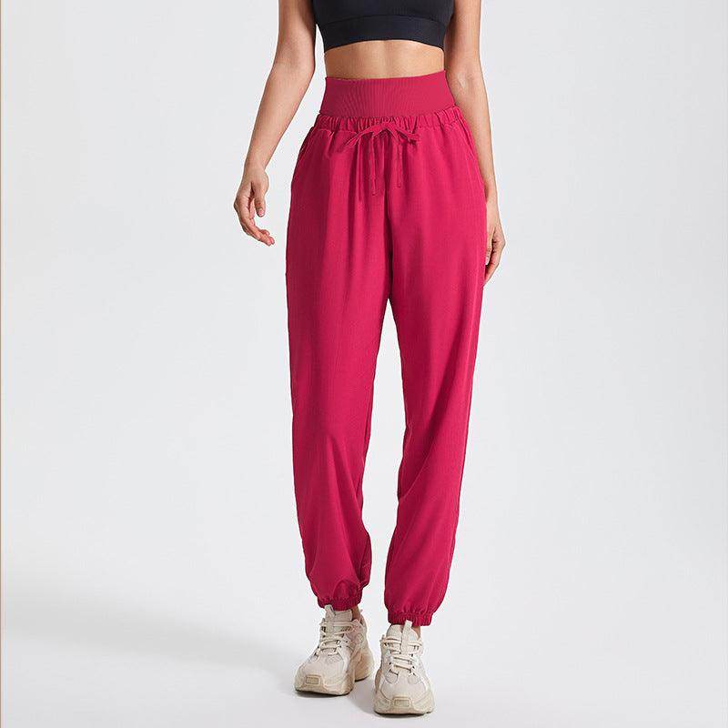 Pantalon de jogging femme taille haute – confortable avec poches