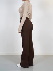 Pantalon large WideGrace femme – infroissable & confort maximal