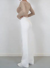 Pantalon large WideGrace femme – infroissable & confort maximal
