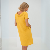 Robe femme Lina en lin doux avec poches – Légère et estivale