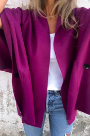 Cape veste oversize femme – Coupe ample légère & style cape tendance