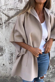 Cape veste oversize femme – Coupe ample légère & style cape tendance