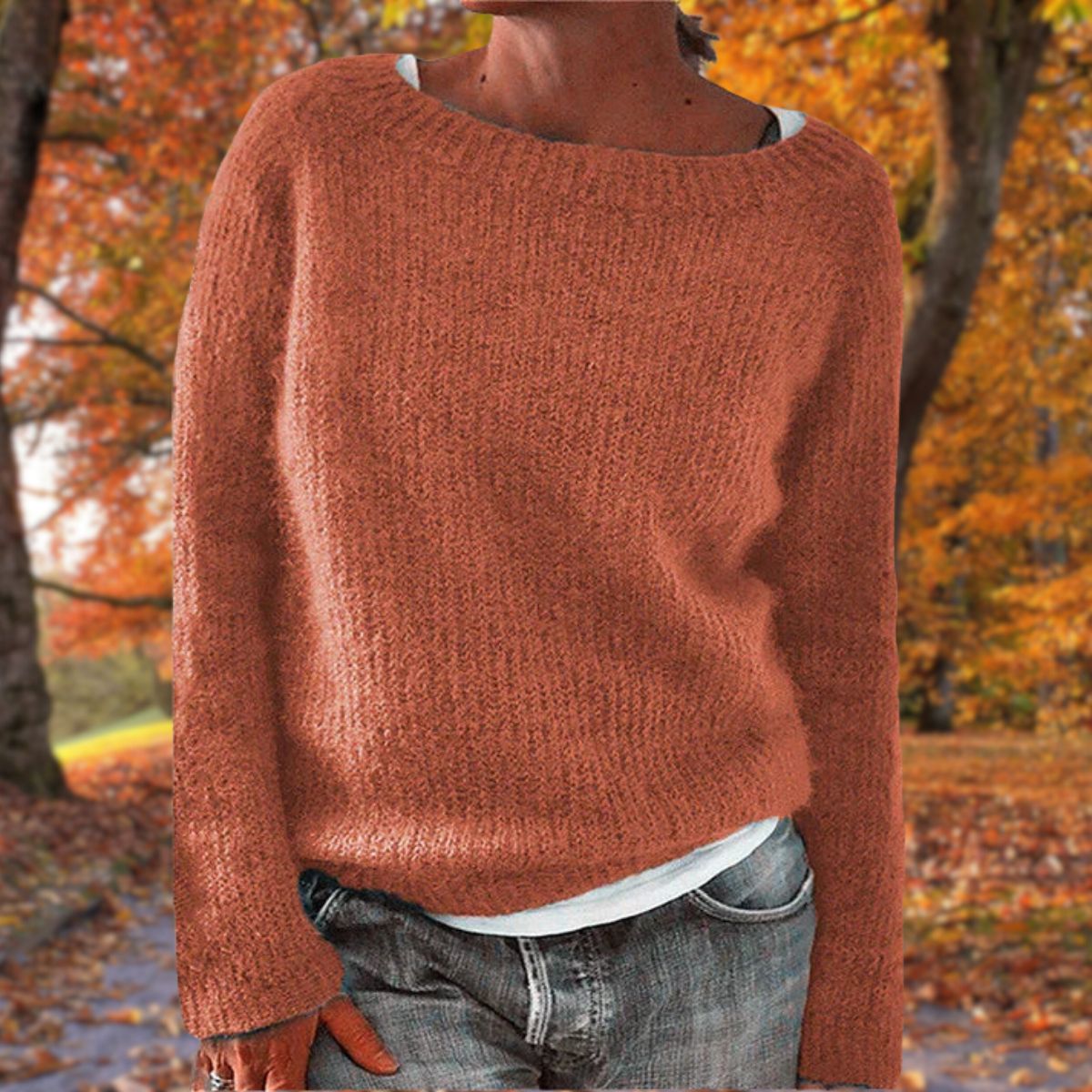 Pleun | Pull Femme en Laine Mérinos – Élégant, Doux & Style Intemporel