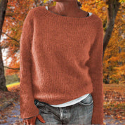 Pleun | Pull Femme en Laine Mérinos – Élégant, Doux & Style Intemporel