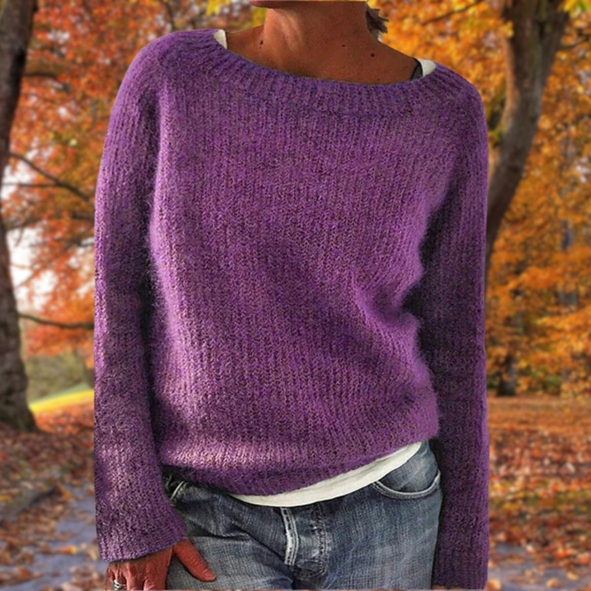 Pleun | Pull Femme en Laine Mérinos – Élégant, Doux & Style Intemporel