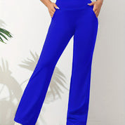 Pantalon de yoga femme Lara – Confortable et extensible coupe évasée