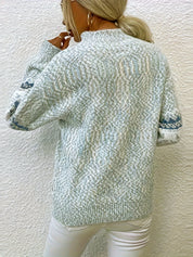 Pull femme MALIE – pull chaud motif scandinave hiver élégant