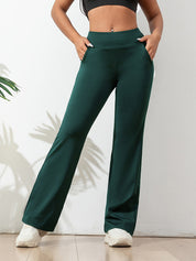 Pantalon de yoga femme Lara – Confortable et extensible coupe évasée