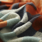Pull Femme Kayleigh – Col Roulé Patchwork en Cachemire Luxe