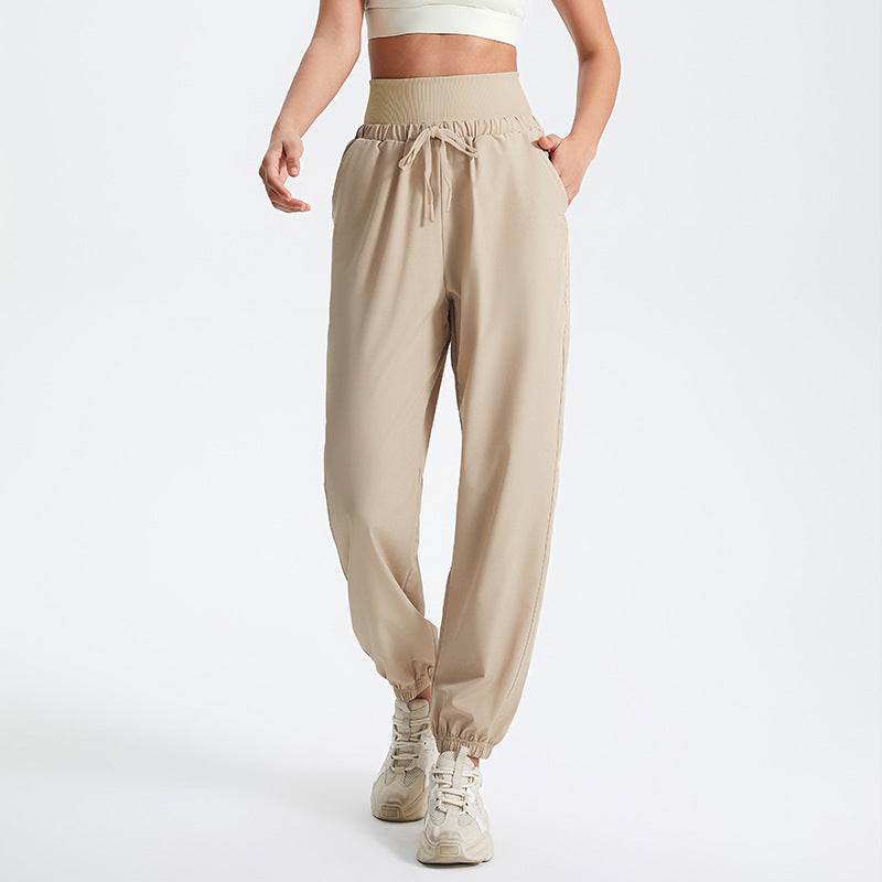 Pantalon de jogging femme taille haute – confortable avec poches