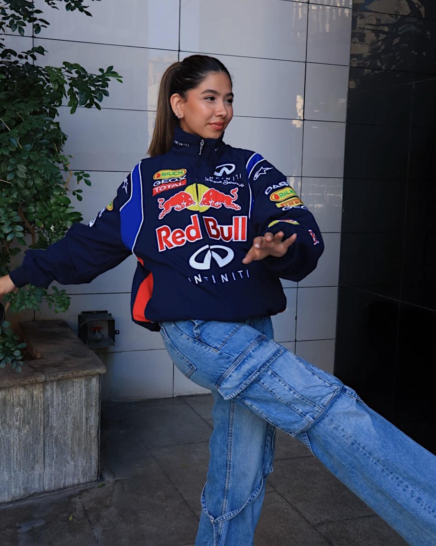 veste Red Bull Racing Lia — blouson oversize unisexe streetwear inspiré F1