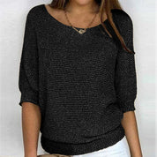 Eline | Pull Femme Confortable – Maille Douce, Coupe Décontractée & Style Chic