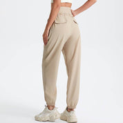Pantalon de jogging femme taille haute – confortable avec poches