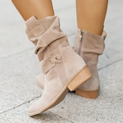 Bottes Femme Annie – Bottines Ergonomiques à Talon Bas | Confort & Élégance Hivernale