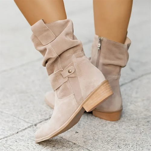 Bottes Femme Annie – Bottines Ergonomiques à Talon Bas | Confort & Élégance Hivernale