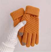 Gants d’Hiver en Laine Thermique – Chauds, Élégants & Confortables