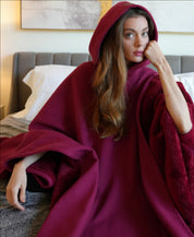 Plaid à capuche Eden – Hoodie blanket oversize chaud et confortable