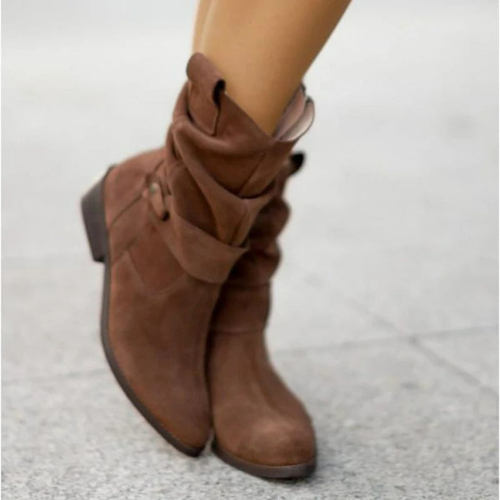 Bottes Femme Annie – Bottines Ergonomiques à Talon Bas | Confort & Élégance Hivernale
