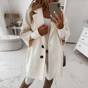 Fallorani | Manteau long femme automne – Élégant, léger & confortable