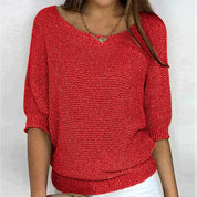 Eline | Pull Femme Confortable – Maille Douce, Coupe Décontractée & Style Chic